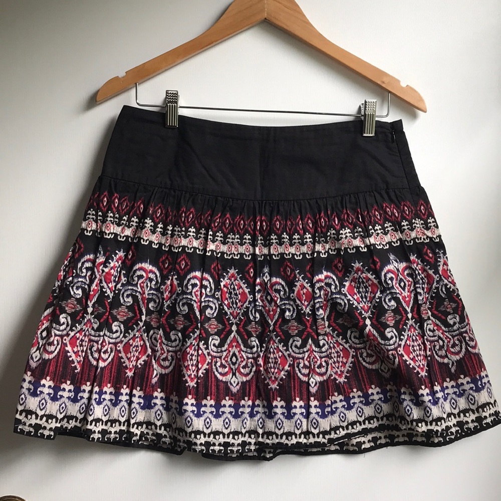UO Kimchi Blue Mini A Line Skirt Patterned size 4